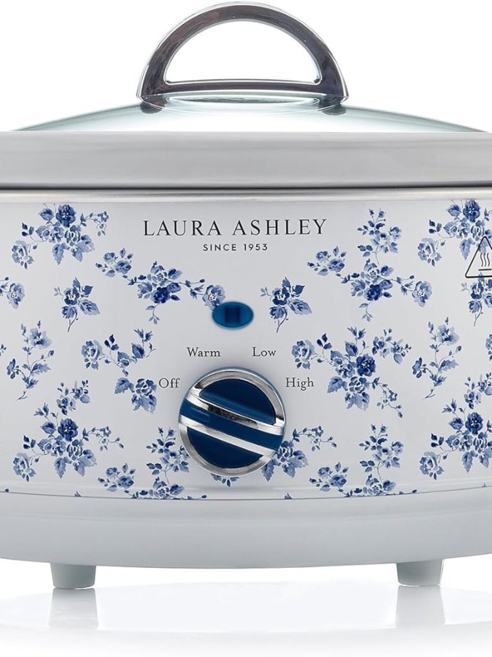 LAURA ASHLEY Slow Cooker Crockpot,  3.7 Quart